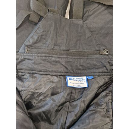 BLACK SALOPETTES - UNISEX - MOUNTAIN WAREHOUSE