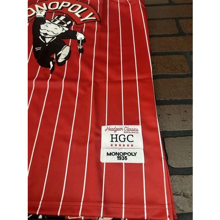 MONOPOLY Red Headgear Classics Basketball Jersey ~Never Worn~ L