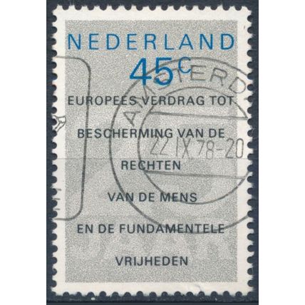 Human Rights Treaty - Netherlands 1978 - F H - MiNr 1119