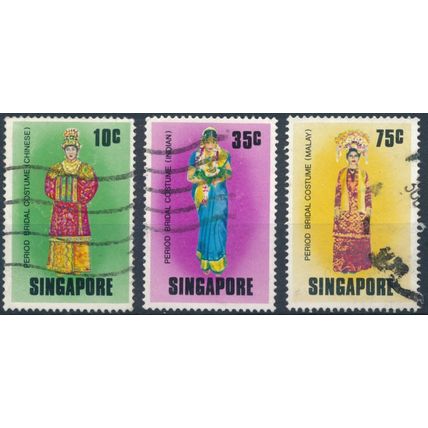 Bridal Costumes - Singapore 1976 - F H - SG 283/5