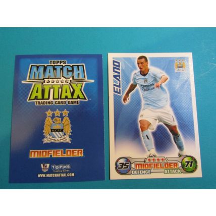 Elano - Manchester City - Match Attax 2008/09 Football Card