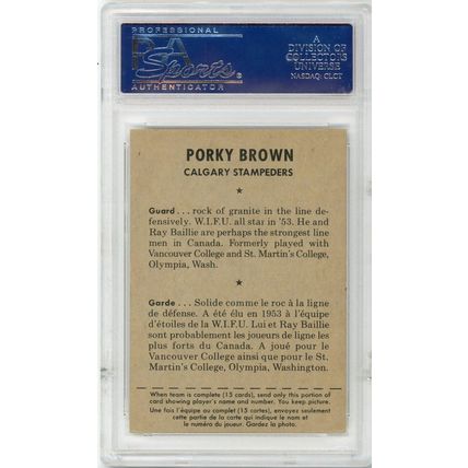 1956 Shredded Wheat Porky Brown #14A PSA 5 P1384