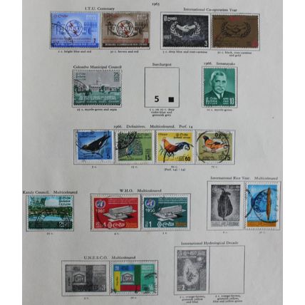 Ceylon Sri Lanka 1947 New Constitution - 1970 United Front Government used sets