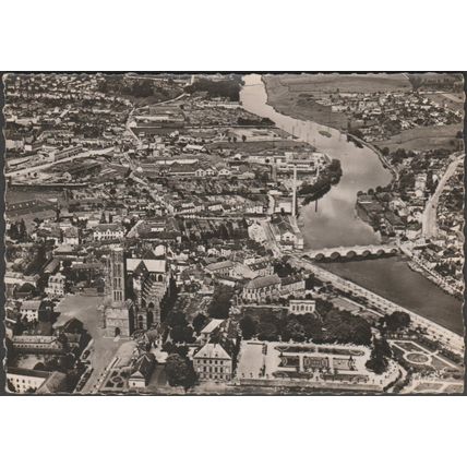 La Cathédrale et le Pont Saint-Etienne, Limoges, c.1950 - Théojac Photo CPSM