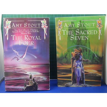 2 Amy Stout PBs The Sacred Seven & The Royal Four | VG -