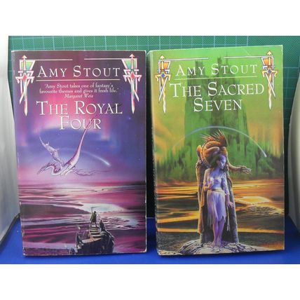 2 Amy Stout PBs The Sacred Seven & The Royal Four | VG -