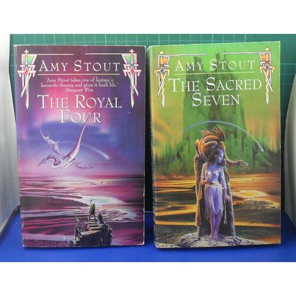 2 Amy Stout PBs The Sacred Seven & The Royal Four | VG -