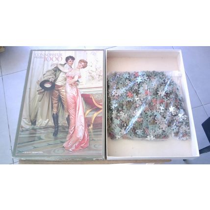 THE EMBRACE by J.F. Soulacroix Jigsaw Puzzle (1000 Piece) Arrow Puzzles (1984)
