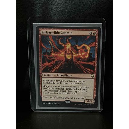 Emberwilde Captain Commander Legends Magic: the Gathering Trading Card