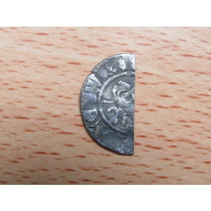 Edward 1st GB 1272-1307 Silver Longcross Cut Penny Canterbury Mint Coin