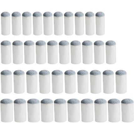 Pengxiaomei 40Pcs Slip on Pool Cue Tips Replacement Billiard Cue Tips 4 Sizes Sl