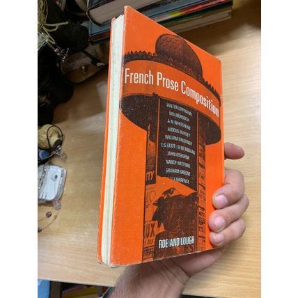1969 "FRENCH PROSE COMPOSITION" H G WELLS etc VINTAGE HARDBACK BOOK (P3)