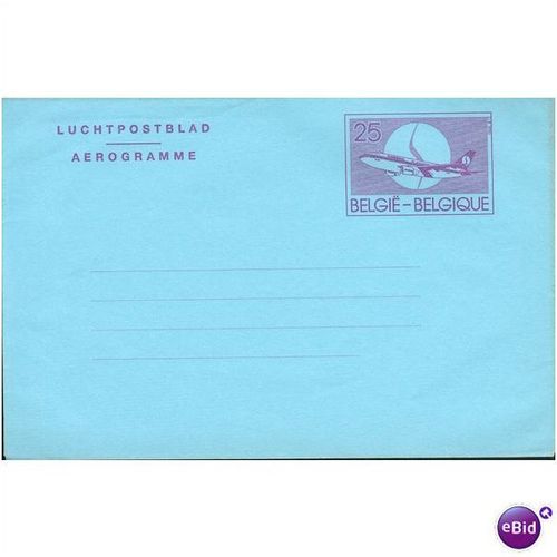Belgium Aerogramme 1994 - 25 pre-paid