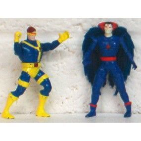 X MEN STEEL MUTANTS ' CYCLOPS and MR.SINISTER ' figures (1994)