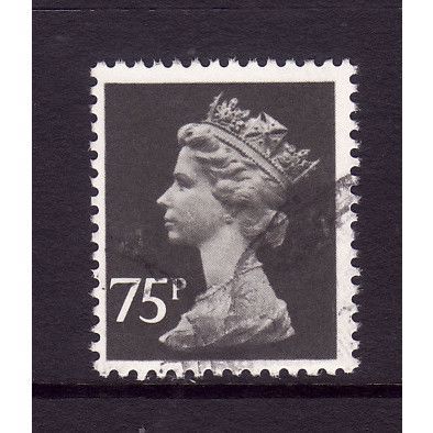 GREAT BRITAIN 1988 SG X993 75p GREY BLACK FINE USED#2
