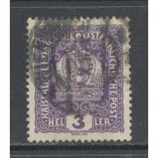 Austria.SG247 3h Imperial Austrian Crown (Violet).Fine Used.Dec14