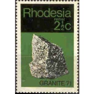 Rhodesia QEII 1971 Granite 2½c Porphyritic Unmounted Mint NHM SG 465 Sc310 stamp