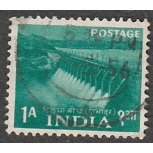 India 1a Value. Dam. Very Fine Used