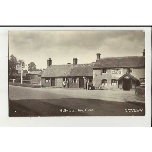 Worcestershire CLENT Holly Bush Inn Postcard by Roberts (1)