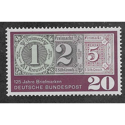 GER 1965 U/M 20pf '125TH ANN OF STAMPS ' (EBID53-786)