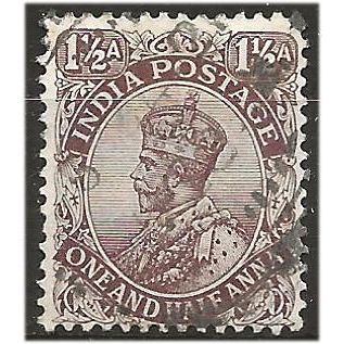 India 1919 SG163 1a Chocolate Fine Used . .. .