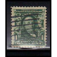 Used 300 1c Benjamin Franklin Fine K0739