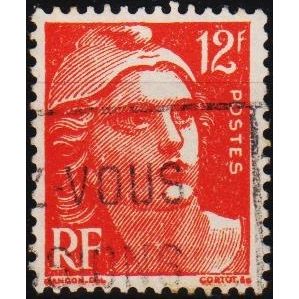 France. 1945 12f S.G.1007b Used