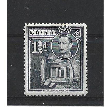 Malta.SG220b 1 1/2d Hypogeum,Hal Saflieni (Slate-Black).Mounted Mint.Apr25a