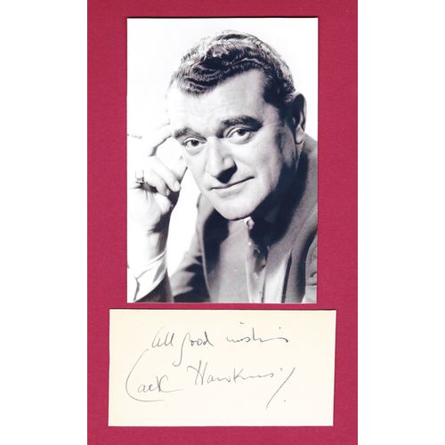 Jack Hawkins Autograph 2, Original Hand Signed Card