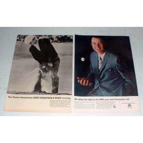 1965 Hart Schaffner & Marx Suit Ad - Ken Venturi