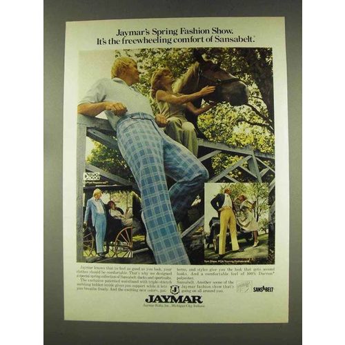 1977 Jaymar Sansabelt Slacks & Sportsuits Ad - Tom Shaw