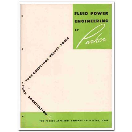 Parker Appliance Company 1945 vintage metal catalog tube couplings