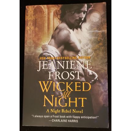 Wicked All Night by Jeaniene Frost(Used PB, 2021, Night Rebel Book 3)