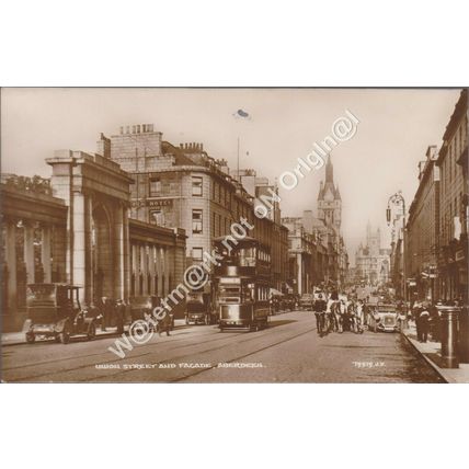 RP Union Street & Facade Aberdeen Scotland 1928