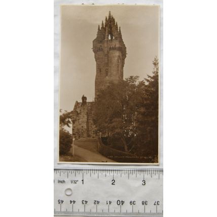 vintage postcard Wallace Monument, Stirling