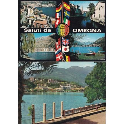 Omegna Italy 2x Postcard s