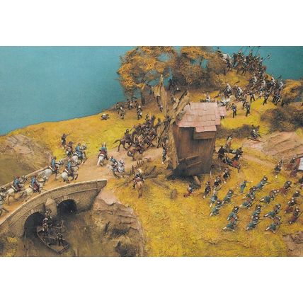 Norfolk Cholmondeley Collection Of Model Soldiers Battle Postcard