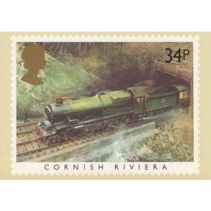 Cornish Riviera Train Limited Edition Postcard