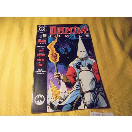 DETECTIVE COMICS ANNUAL # 2 * Autographed by Val Semeiks * DC Comics * 1989!! 20