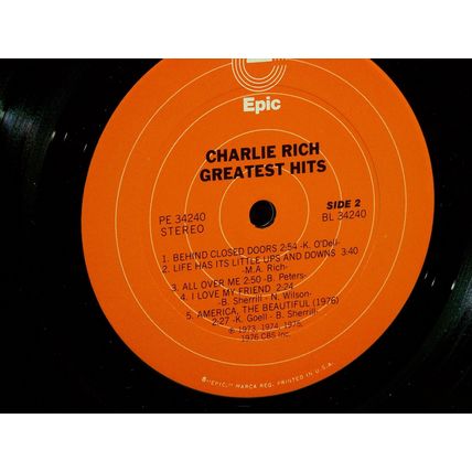 Charlie Rich - Greatest Hits