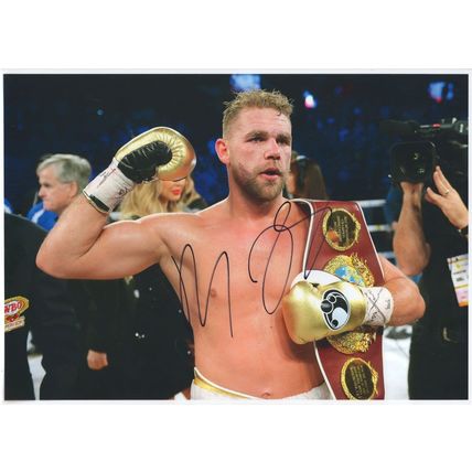 Billy Joe Saunders Boxer Boxing Giant 12x8 Hand Signed Photo