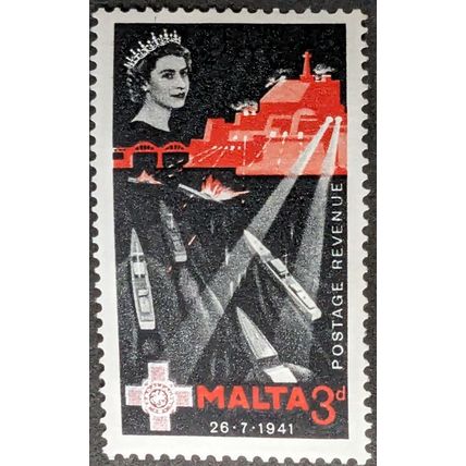 STAMP Malta SG289-291 1958 George Cross Anniversary set Mint Hinged