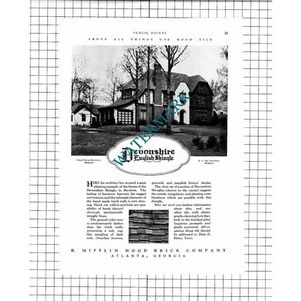The Book Tower Detroit Michigan Carney / Alfred Tayloe Memphis - 1927 Advert