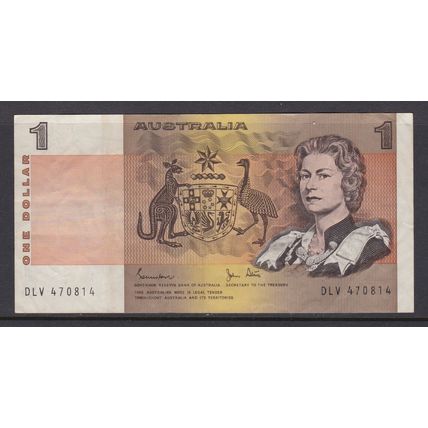 Australia: 1982 QEII One Dollar Banknote. Ref: CB0005