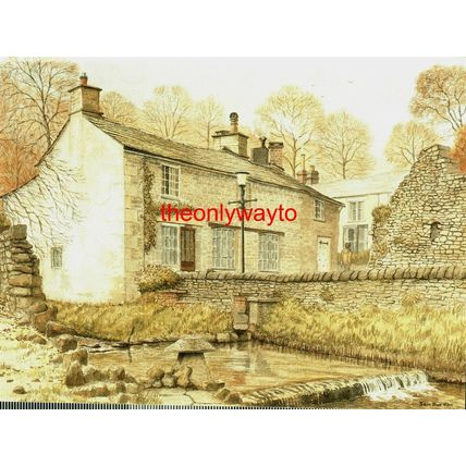 River Styx, Castleton, Peak District, Derbyshire, Grosvenor Postcard