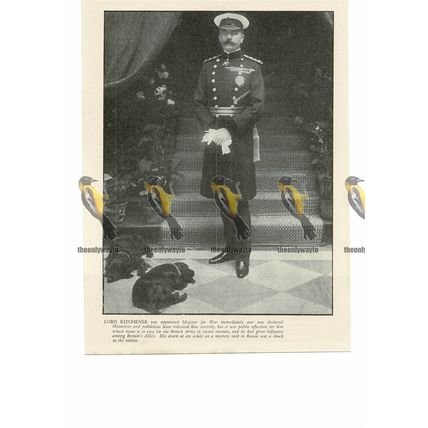 Lord Kitchener 1914, Book Illustration (Print) 1935