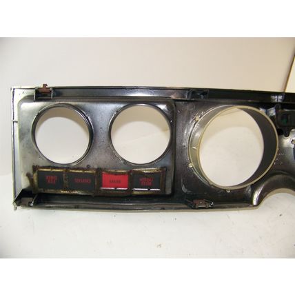 1976 CHRYSLER CORDOBA A/C INSTRUMENT CLUSTER SURROUND & LOWER DASH PLASTIC OEM