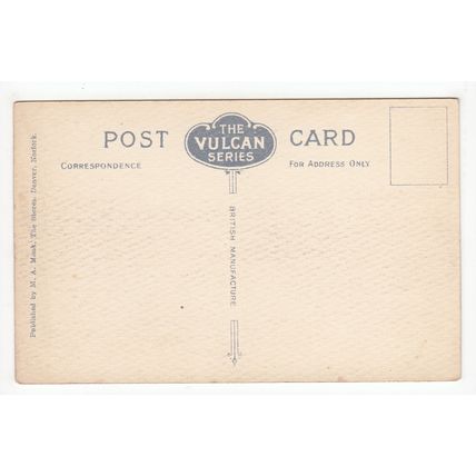 The School Road Denver Postcard Norfolk Publisher M A Monk