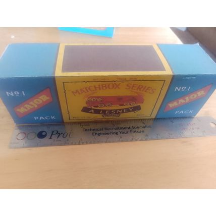 Matchbox - M P 1 - Oversize Early BP Petrol Tanker Replica / Repro Box