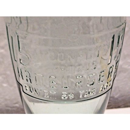 Vintage McDonald's 1948 Famous 15 Cent Hamburgers Green Collector Glass Set of 2